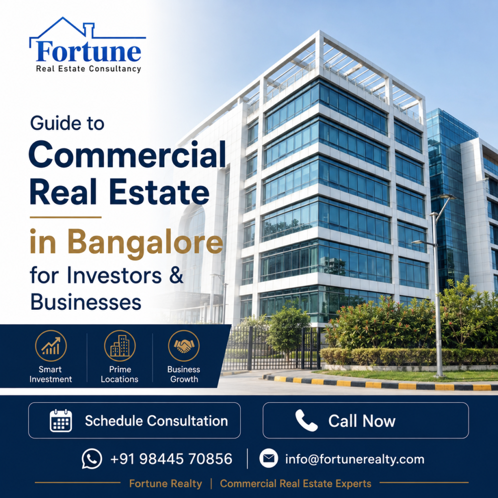 Guide to Commercial Real Estate in Bangalore for Investors & Businesses