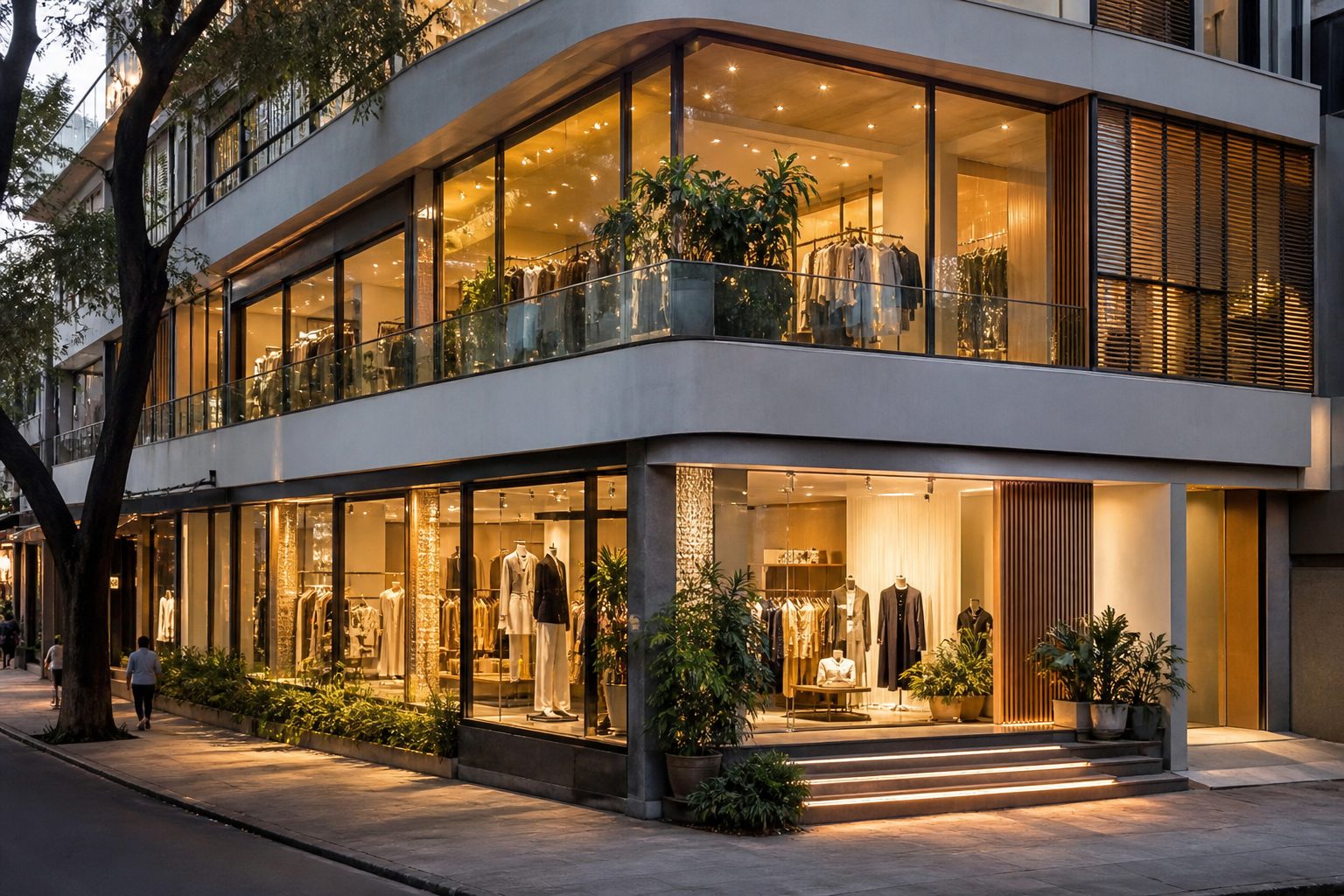 High-Street Boutique Frontage